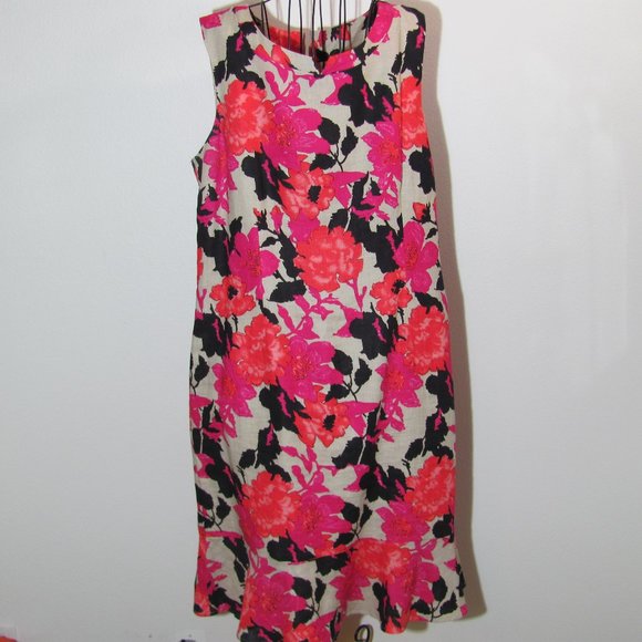 Kim Rogers Dresses & Skirts - Kim Rogers Linen Floral Maxi Dress